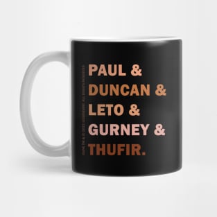 Dune name list Mug